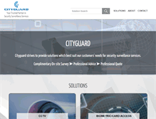 Tablet Screenshot of cityguard.com.sg